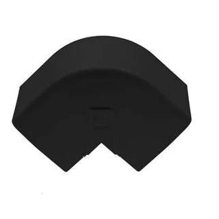 Buitenbocht 80mm ZWART - Perfecte Kabelgootoplossing

