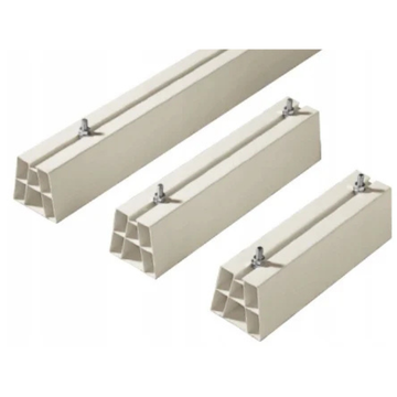 Kunststof opstelprofiel 1000mm per set van 2 stuks